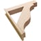 Ekena Millwork 7 1/2-in W x 36-in D x 42-in H Funston Block Rough Cedar Woodgrain TimberThane Outlooker, Primed Tan OUTUR075X36X42FST44RCPR - alternate 2